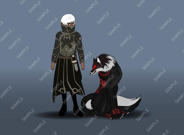 Wolf and Man (Commission work)